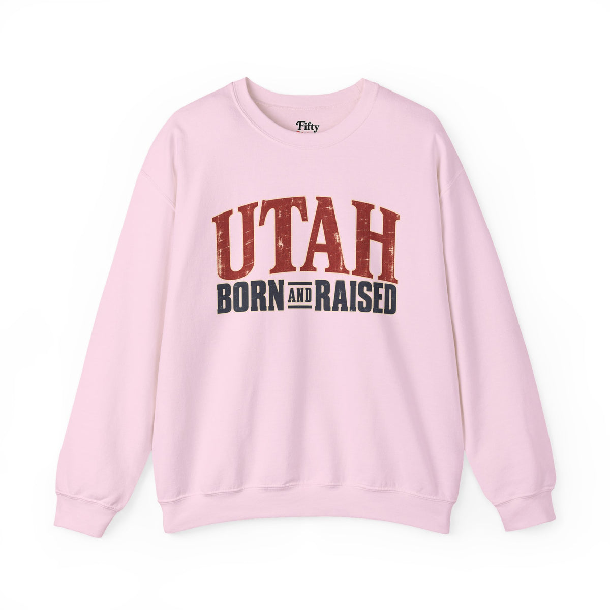 Utah Born and Raised Premium Heritage Unisex Sweatshirt Graphic