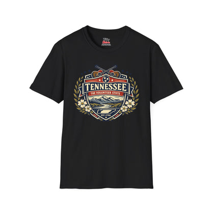 Tennessee Heritage Badge Unisex Softstyle T Shirt State Pride Graphic Tee Collections FS03