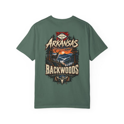 Arkansas Backwoods Unisex Comfort Color 1717 Streetwear Graphic Tee