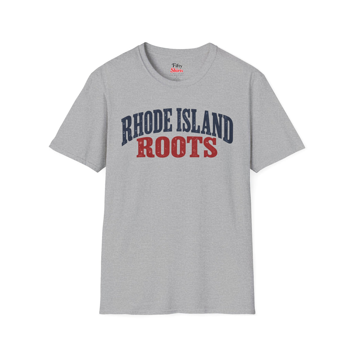 Rhode Island Roots Unisex Softstyle T Shirt State Name Graphic Tee