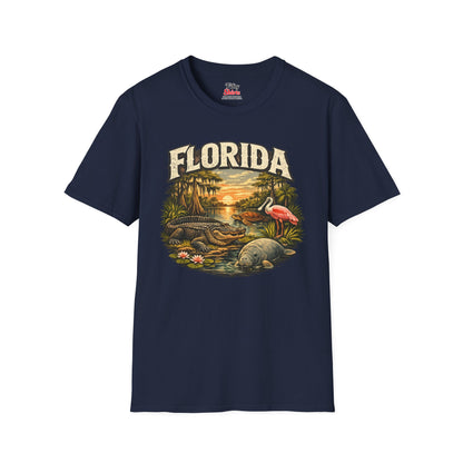 Florida Wildlife Unisex Softstyle T Shirt State Pride Graphic Tee Collections FS03