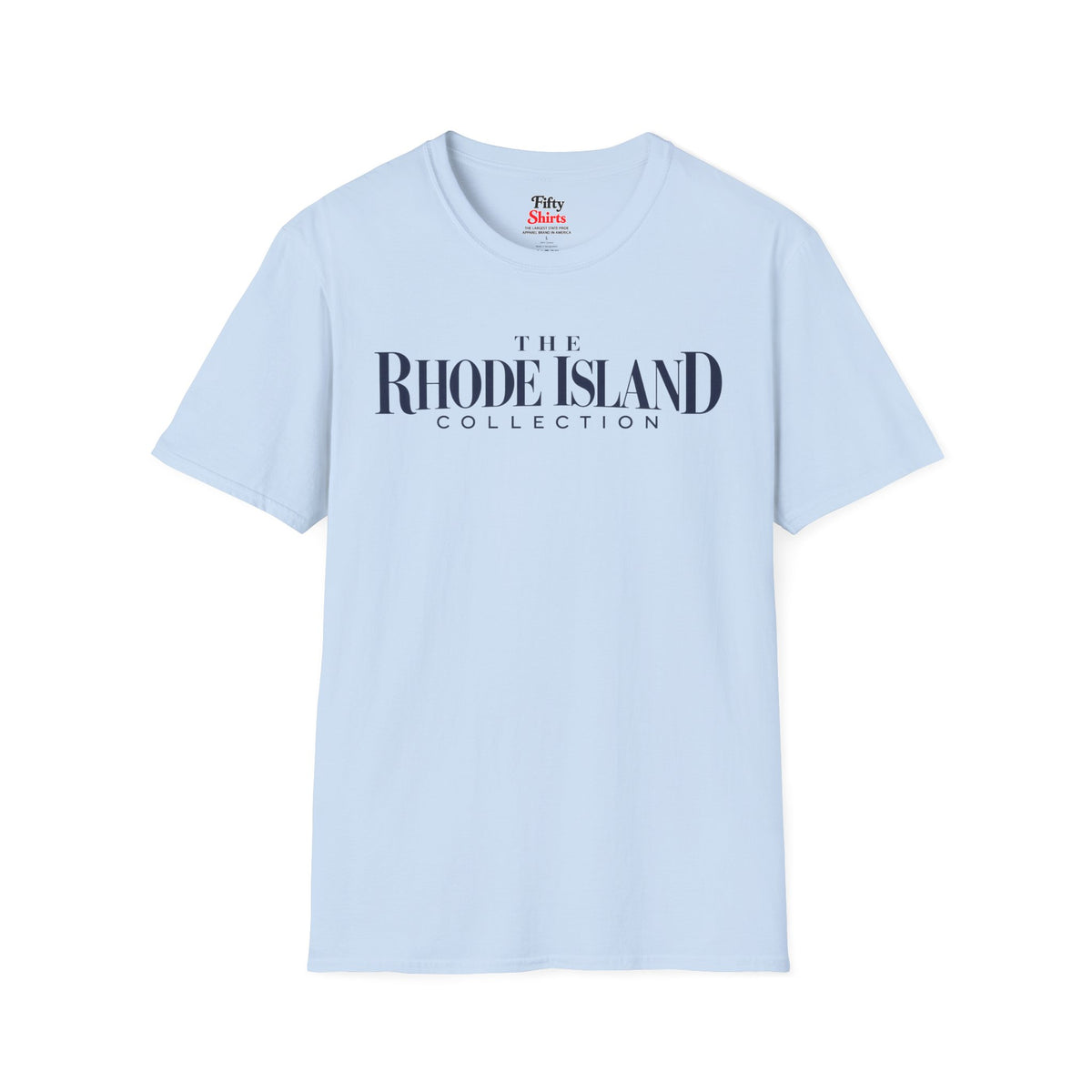 The Rhode Island Collection Unisex Softstyle T Shirt State Name Graphic Tee