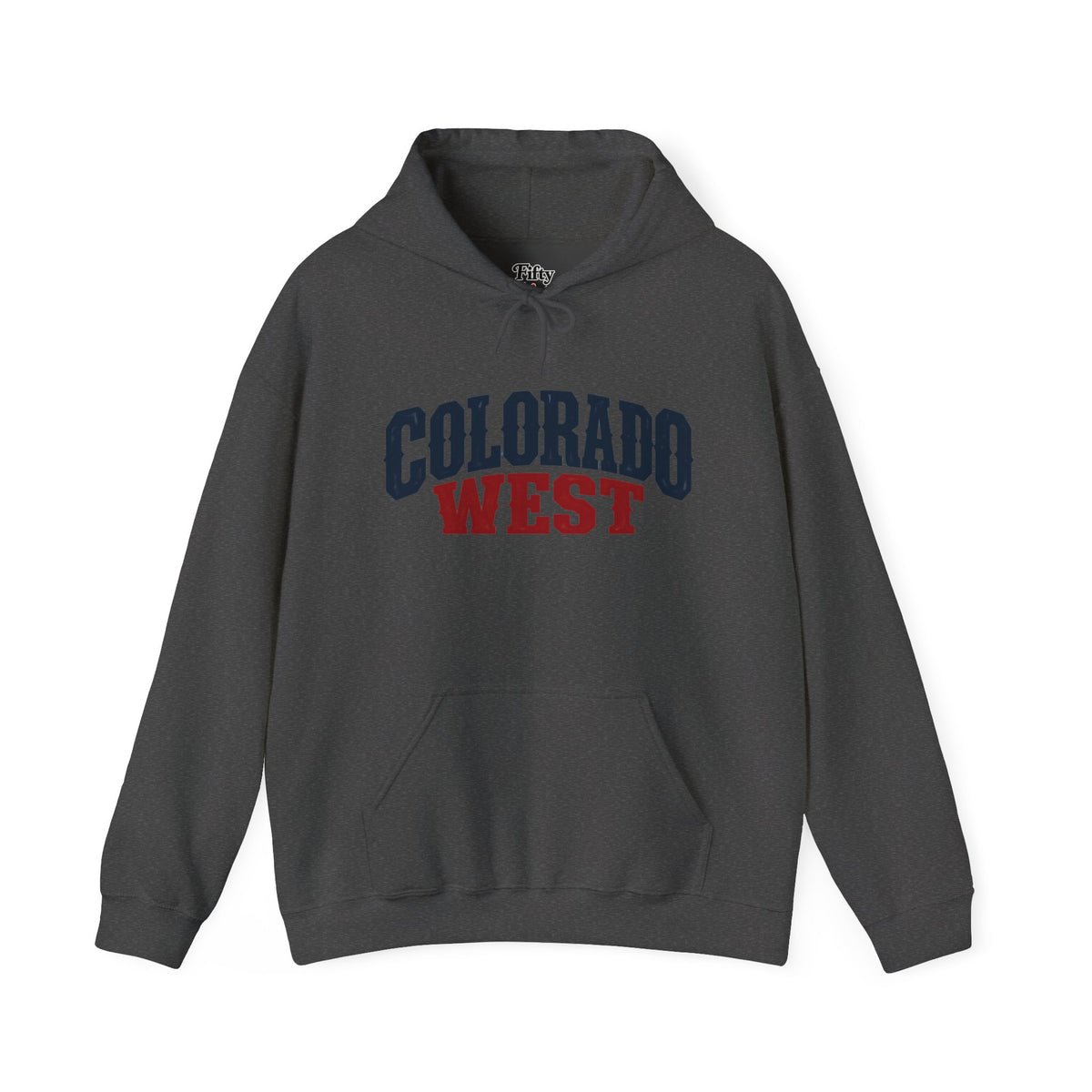 Colorado West Unisex Hoodie State Name Graphic