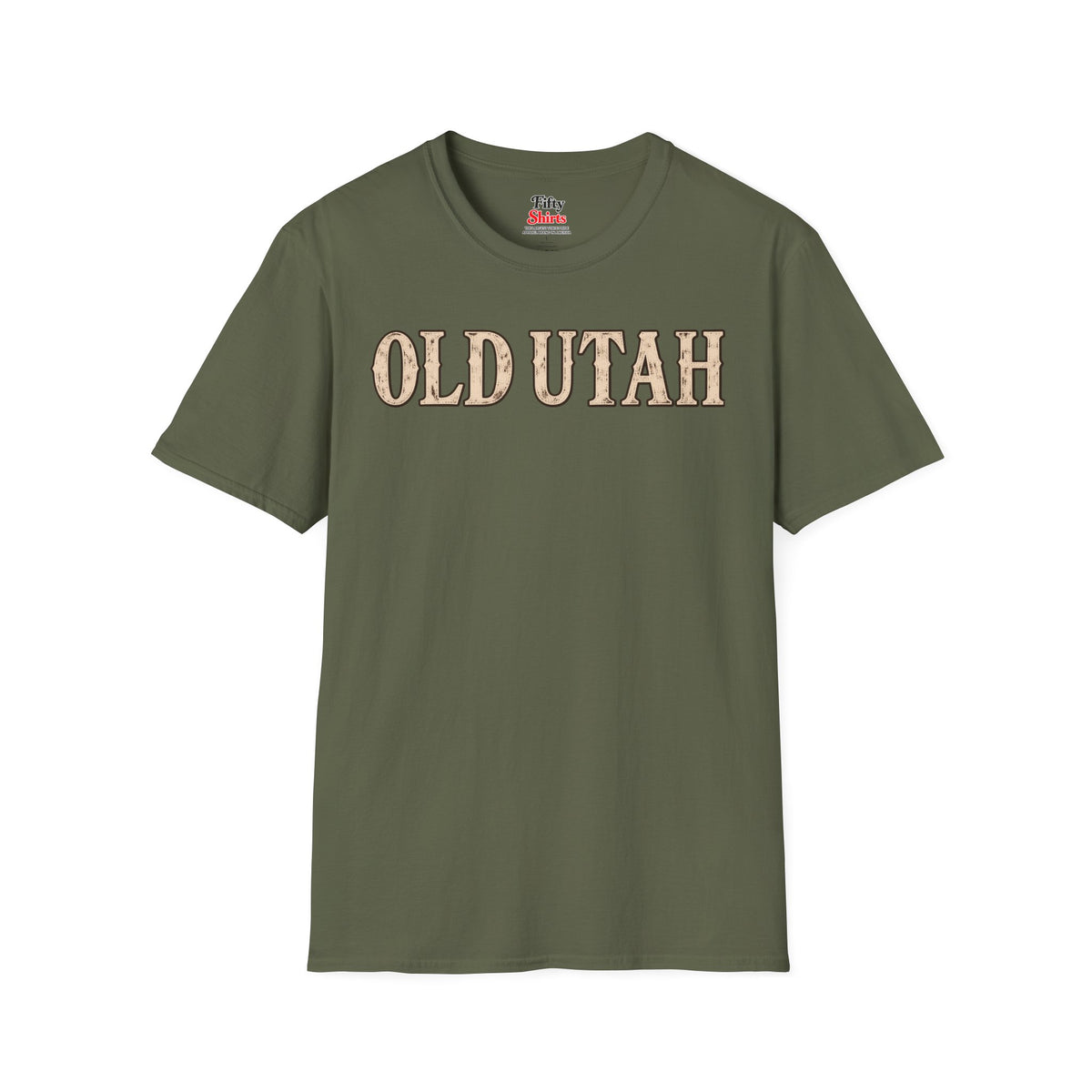 Old Utah Unisex Softstyle T Shirt State Name Graphic Tee