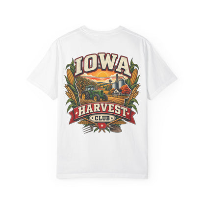 Iowa Harvest Club Unisex Comfort Color 1717 Streetwear Graphic Tee
