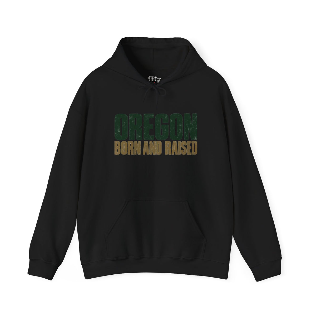 Oregon Born and Raised Minimal PNW Heritage Unisex Hoodie Graphic