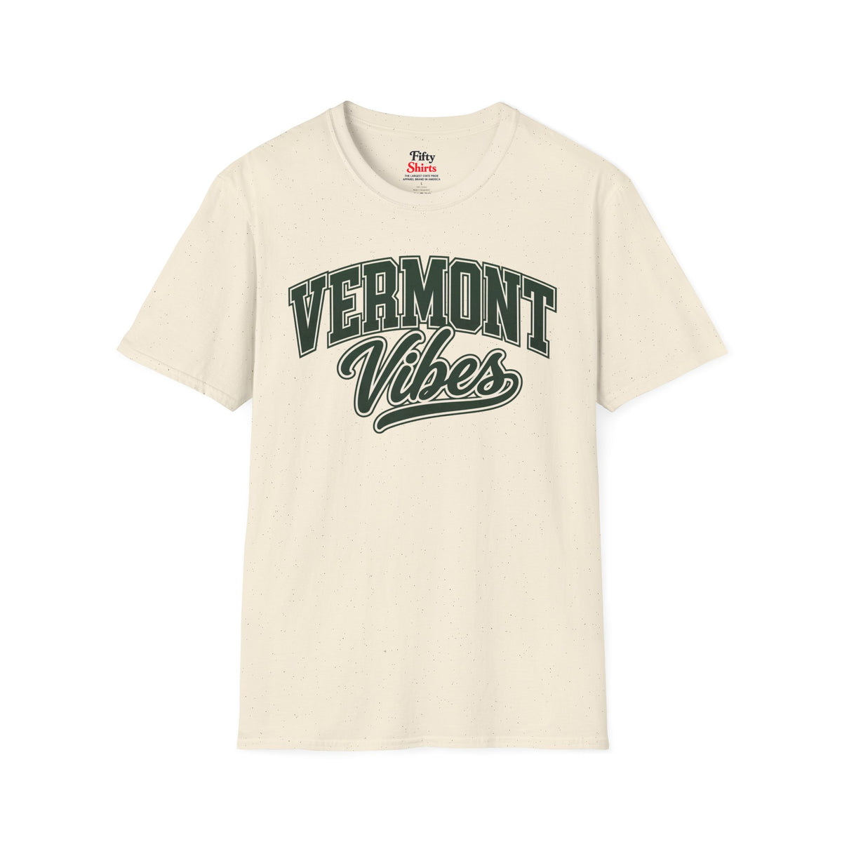 Vermont Vibes Unisex Softstyle T Shirt State Name Graphic Tee