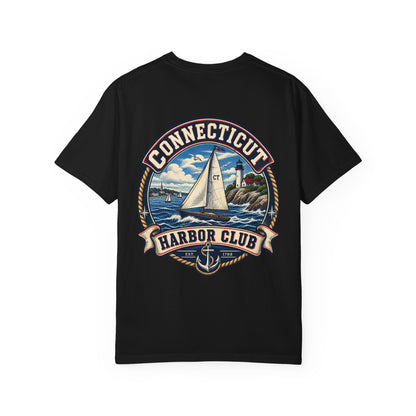 Connecticut Harbor Club  Unisex Comfort Color 1717 Streetwear Graphic Tee