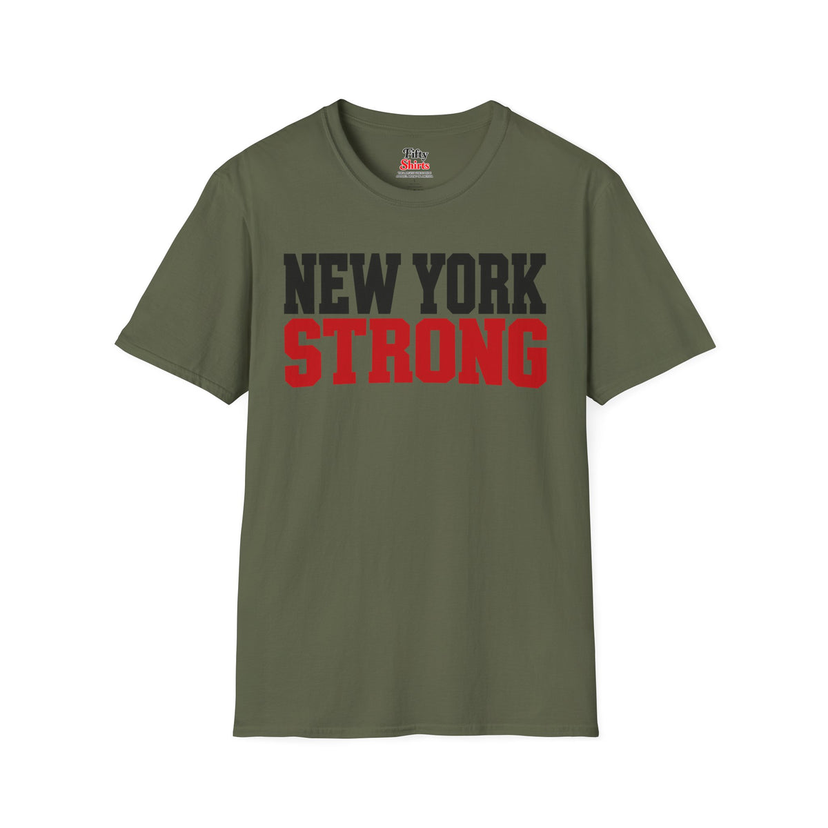 New York Strong Unisex Softstyle T Shirt State Name Graphic Tee