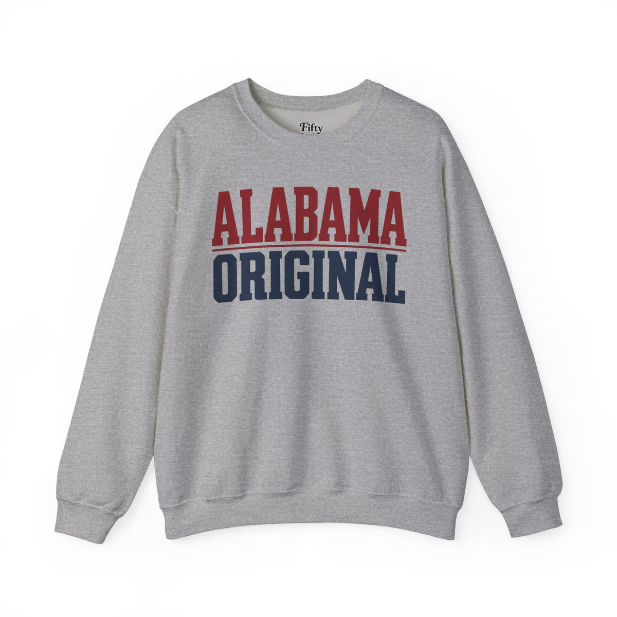 Alabama Original Unisex Crewneck Sweatshirt State Name Graphic
