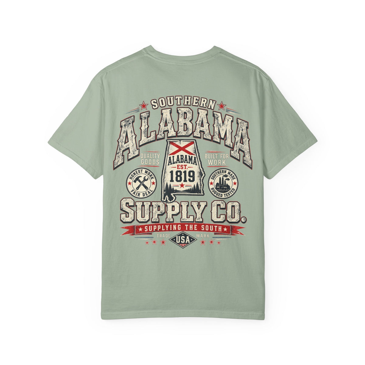 Southern Alabama Supply Unisex Comfort Color 1717 Streetwear Graphic Tee
