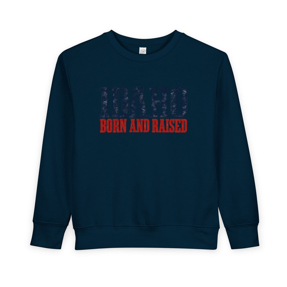 Idaho Born and Raised Classic Heritage Unisex Toddler Sweatshirt