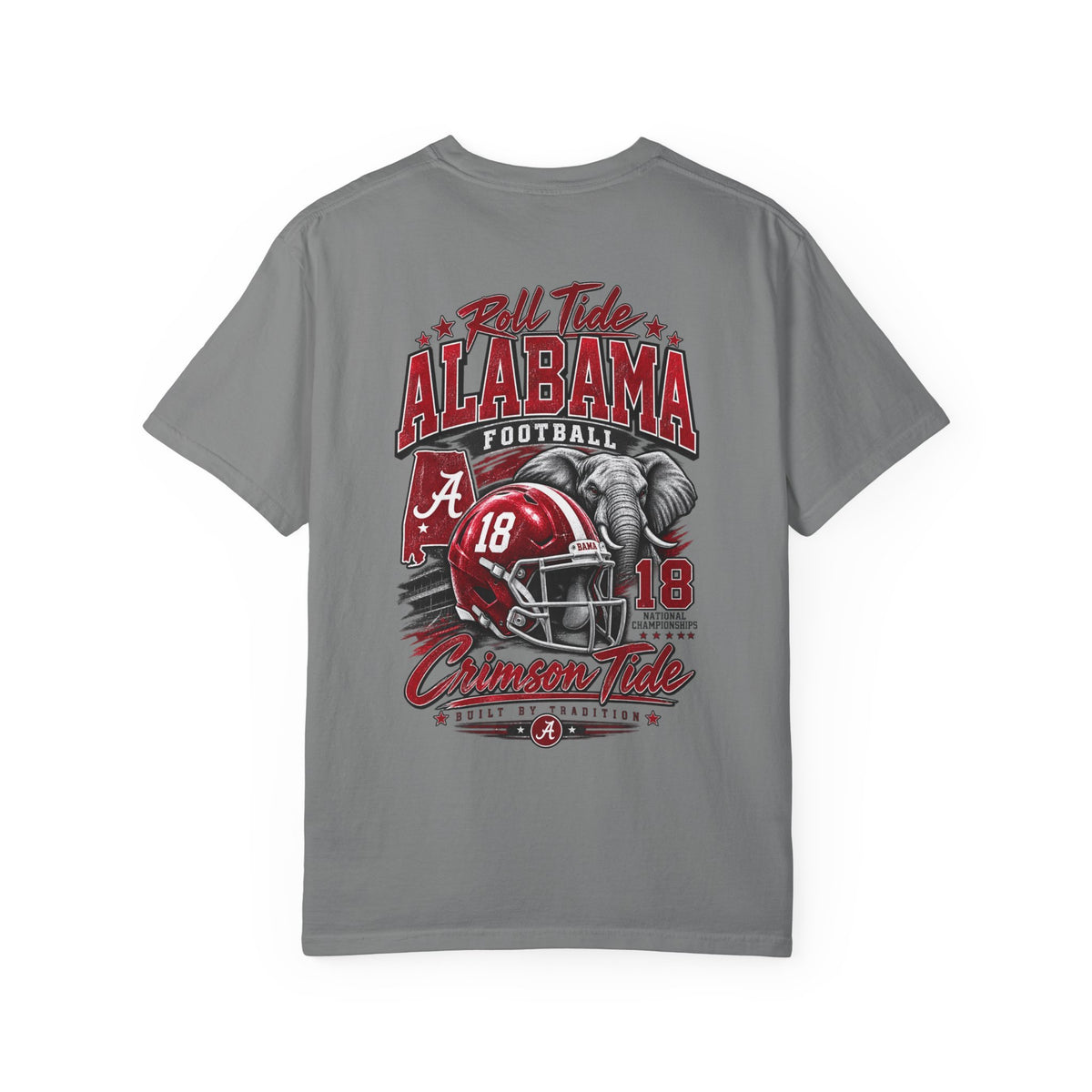 Alabama Football Culture Unisex Comfort Color 1717 Streetwear Graphic Tee