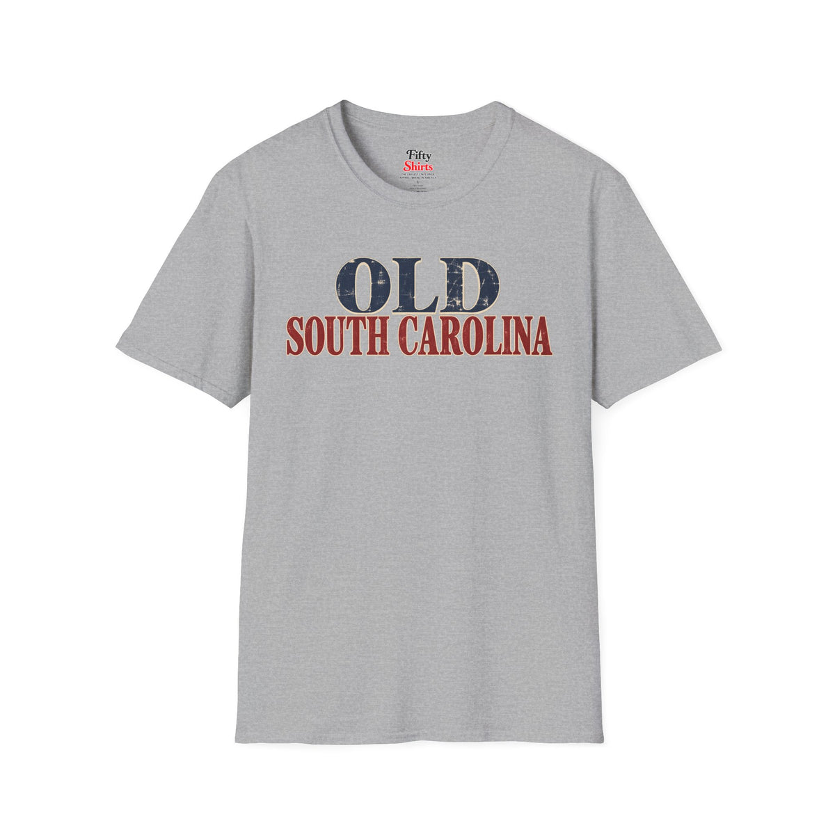 Old South Carolina Unisex Softstyle T Shirt State Name Graphic Tee
