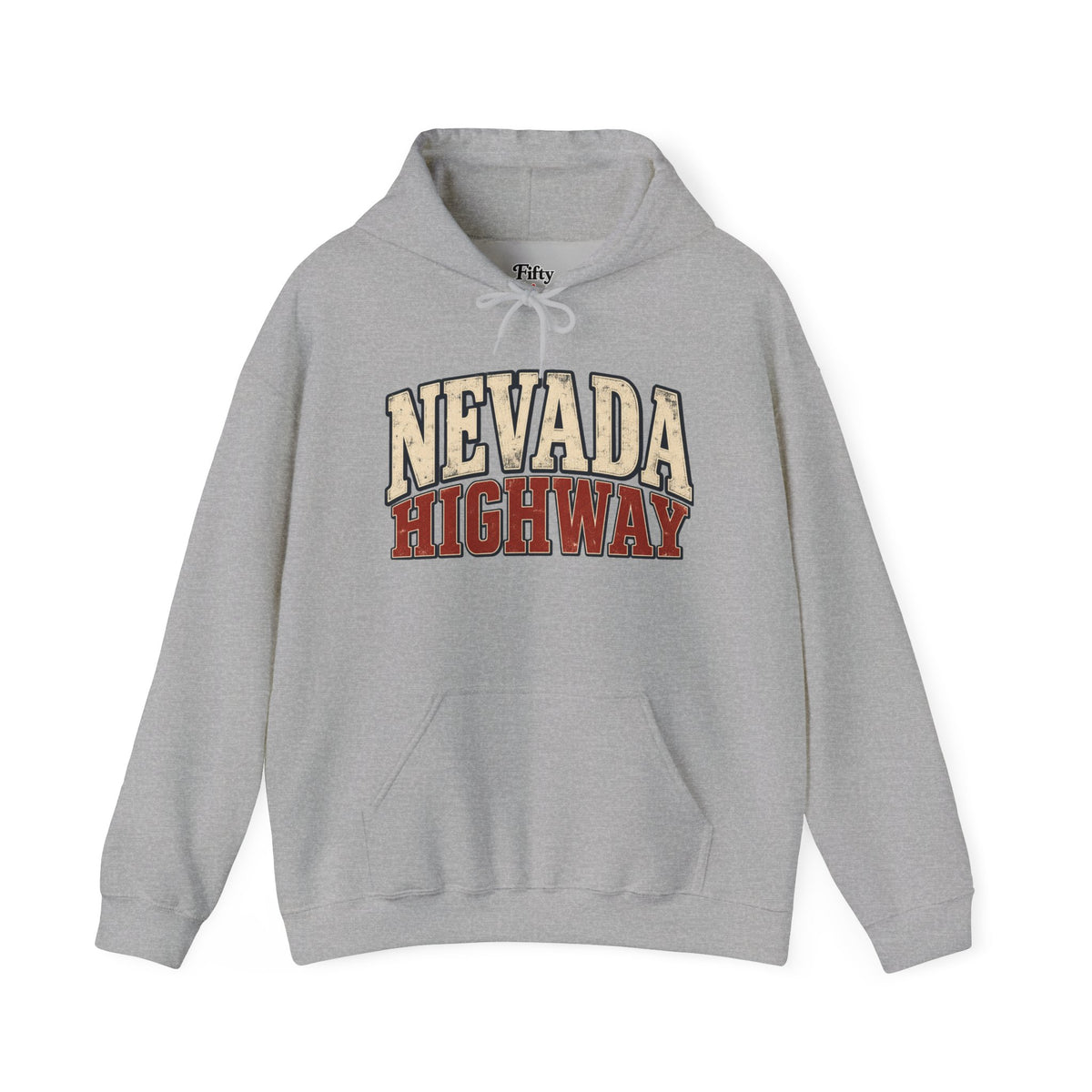 Nevada Highway Unisex Hoodie State Name Graphic