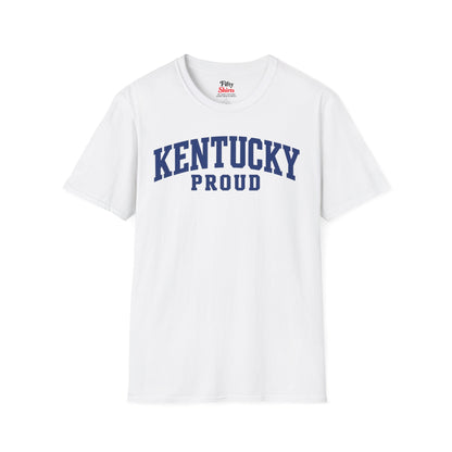 Kentucky Proud Unisex Softstyle T Shirt State Name Graphic Tee