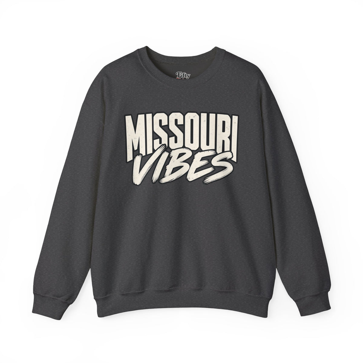 Missouri Vibes Unisex Crewneck Sweatshirt State Name Graphic