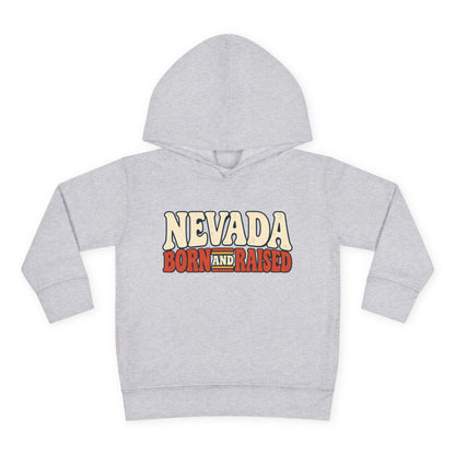 Nevada Born and Raised Retro 1970s Desert Unisex Toddler Pullover Fleece Hoodie
