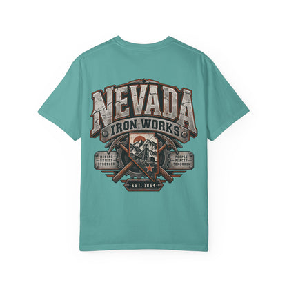 Nevada Iron Works Unisex Comfort Color 1717 Streetwear Graphic Tee