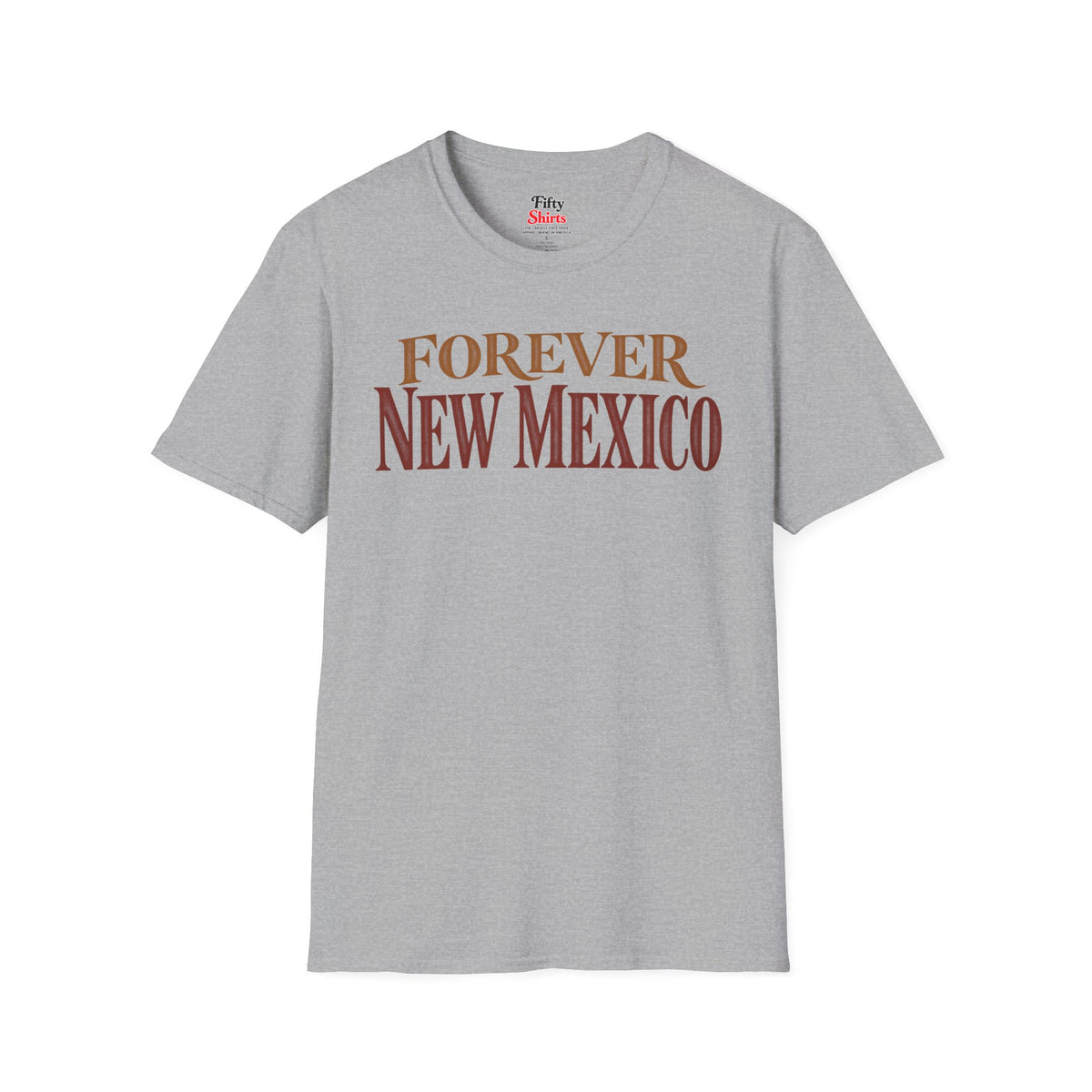 Forever New Mexico Unisex Softstyle T Shirt State Name Graphic Tee