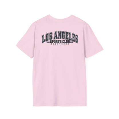 Distressed Los Angeles Sports Club Logo Unisex Softstyle Graphic Tee
