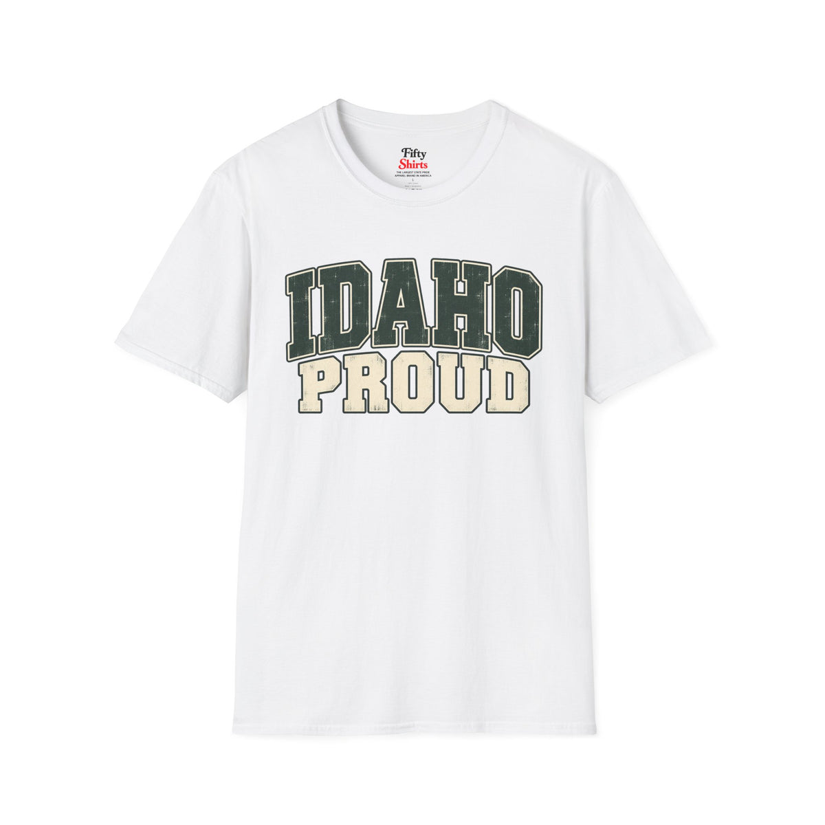 Idaho Proud Unisex Softstyle T Shirt State Name Graphic Tee