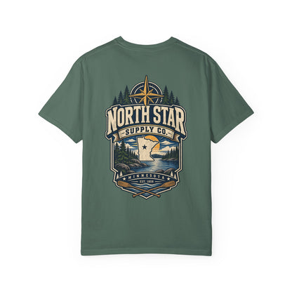 Minnesota North Star Supply Co. Unisex Comfort Color 1717 Streetwear Graphic Tee