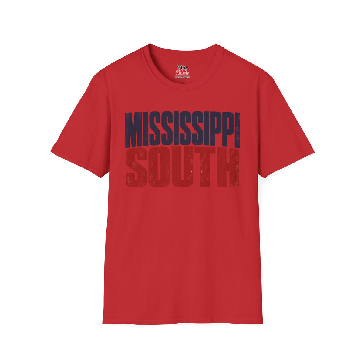 Mississippi South Unisex Softstyle T Shirt State Name Graphic Tee