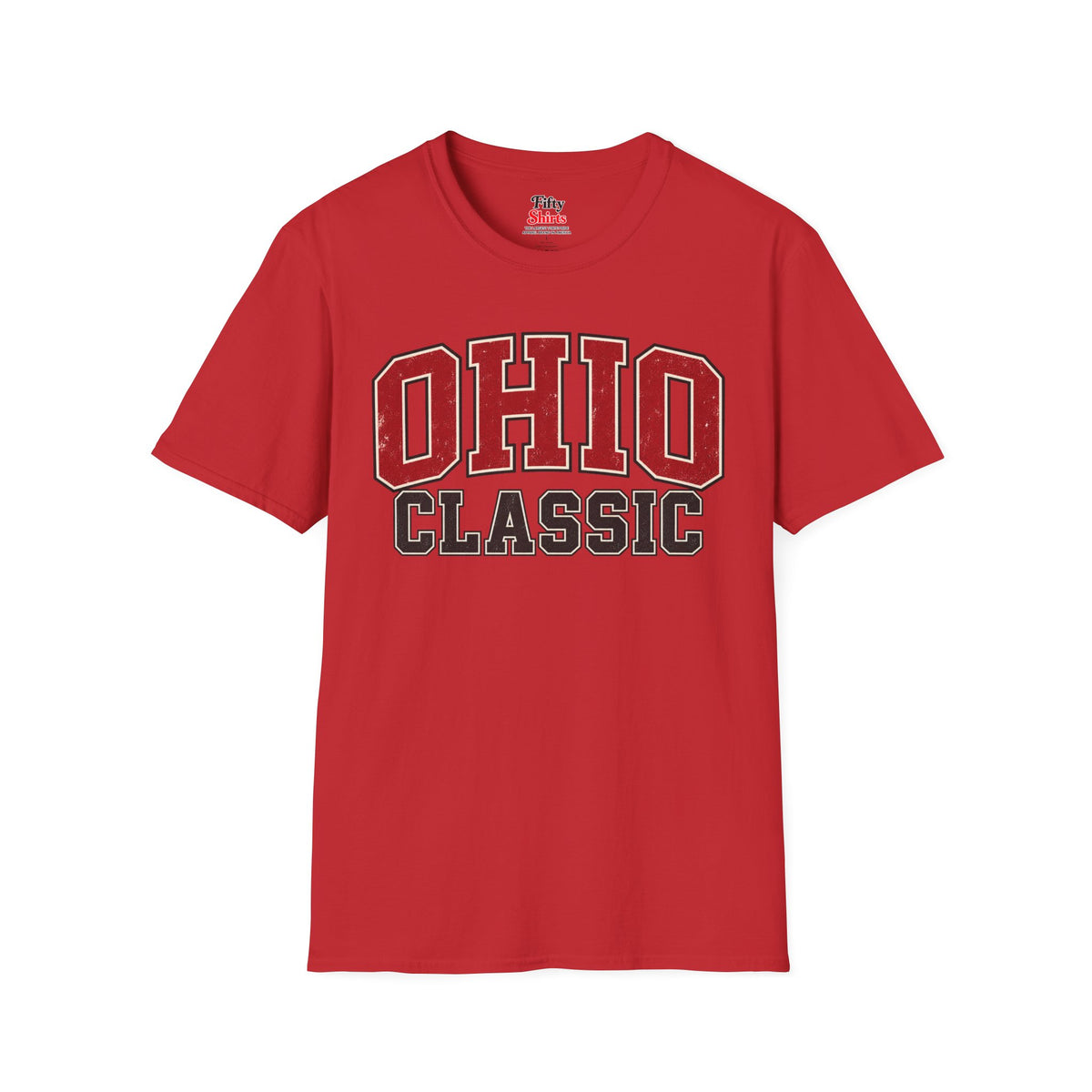 Ohio Classic Unisex Softstyle T Shirt State Name Graphic Tee