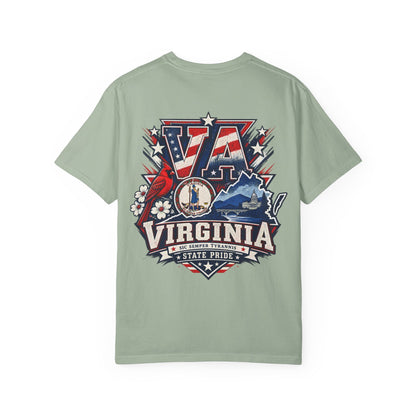 Virginia State Pride Unisex Comfort Color 1717 Streetwear Graphic Tee