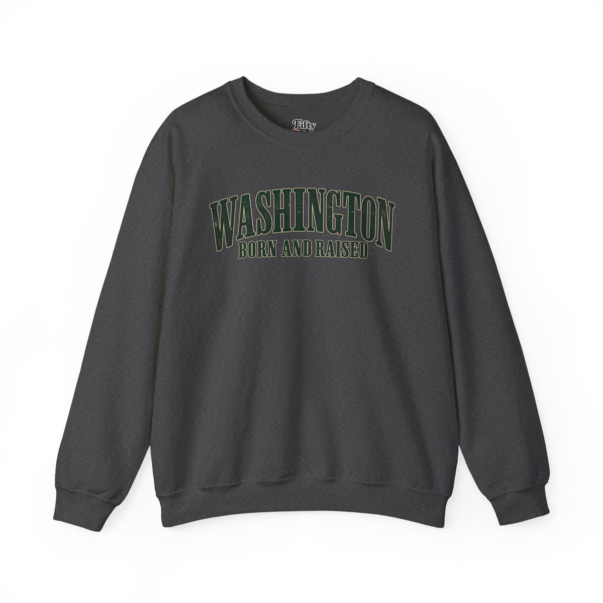 Washington Born and Raised Premium Heritage Unisex Sweatshirt Graphic