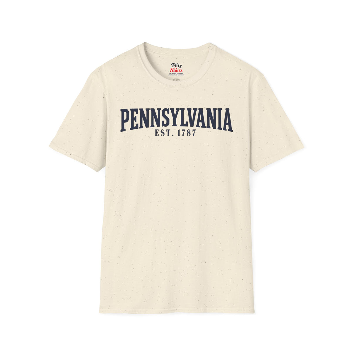 Pennsylvania EST 1787 Unisex Softstyle T Shirt State Name Graphic Tee