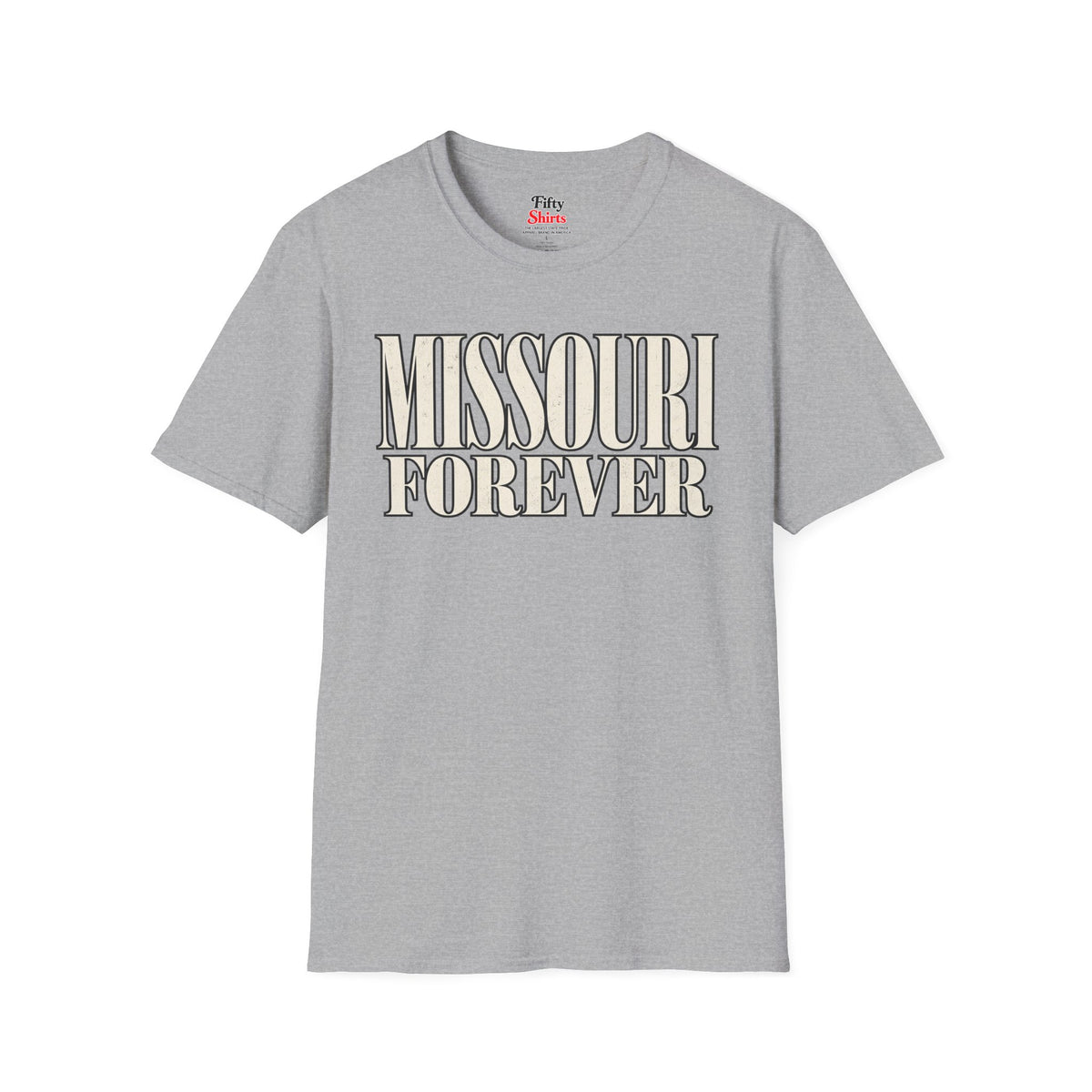 Missouri Forever Unisex Softstyle T Shirt State Name Graphic Tee