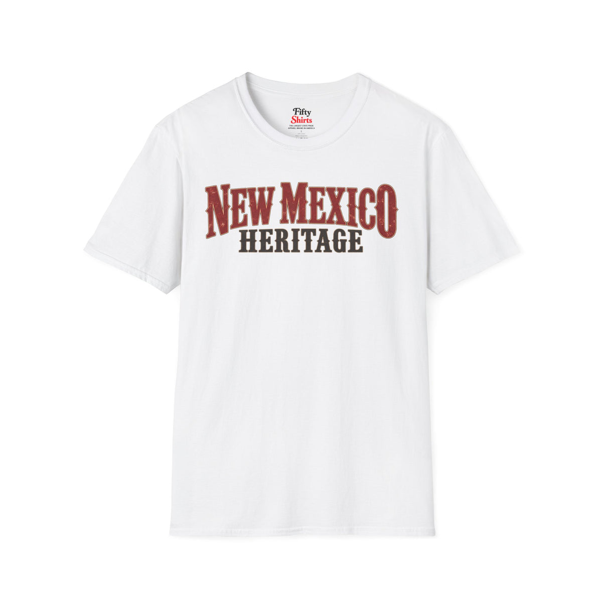 New Mexico Heritage Unisex Softstyle T Shirt State Name Graphic Tee