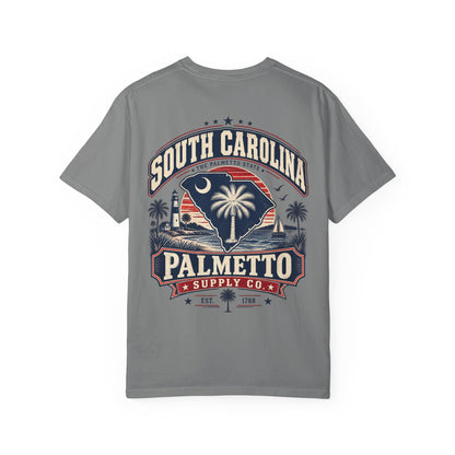 South Carolina Palmetto Supply Co Unisex Comfort Color 1717 Streetwear Graphic Tee