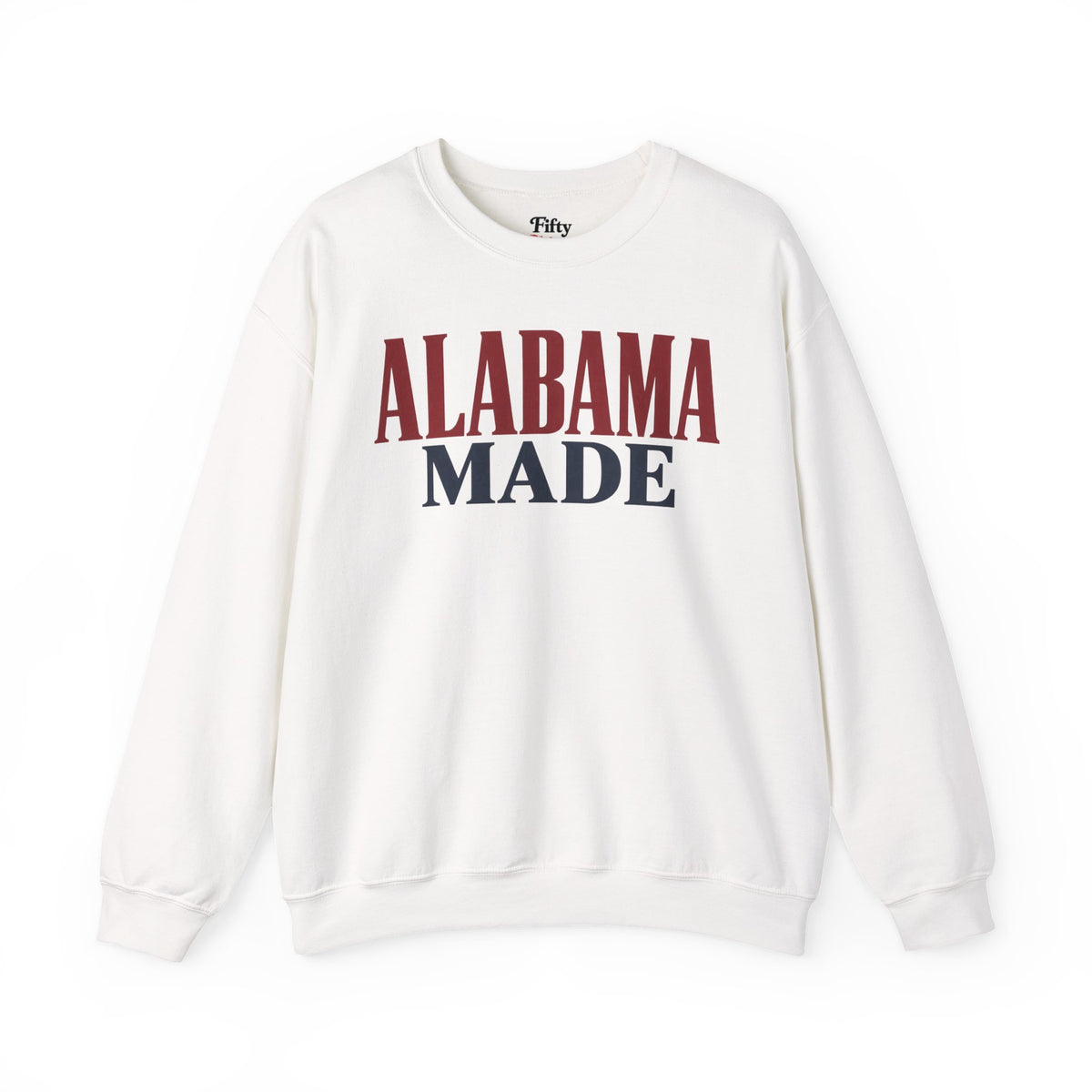 Alabama Made Unisex Crewneck Sweatshirt State Name Graphic