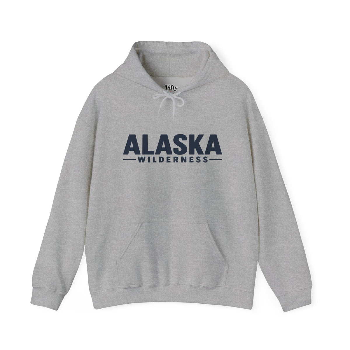 Alaska Wilderness Unisex Hoodie State Name Graphic