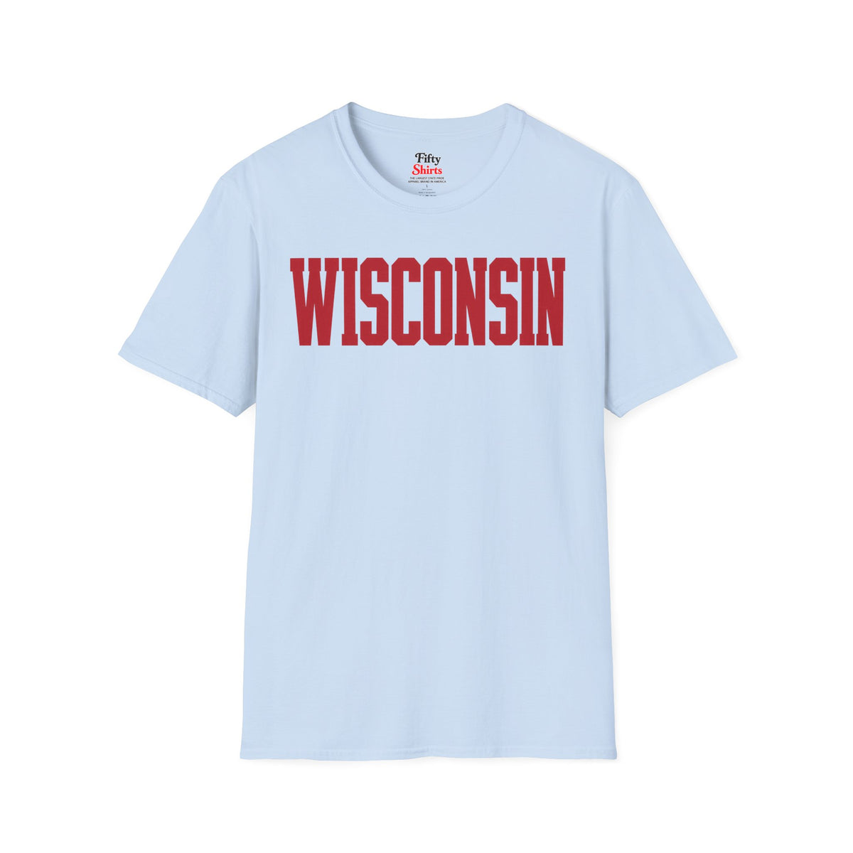 Wisconsin Unisex Softstyle T Shirt State Name Graphic Tee