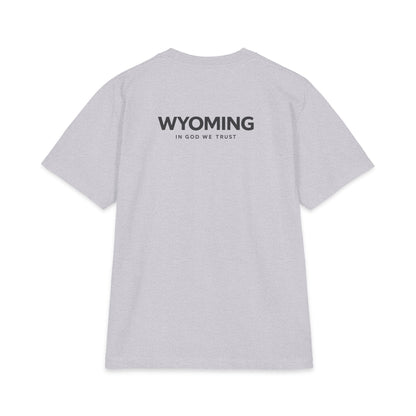 Wyoming All State In God We Trust Unisex Max Heavyweight Short Sleeve