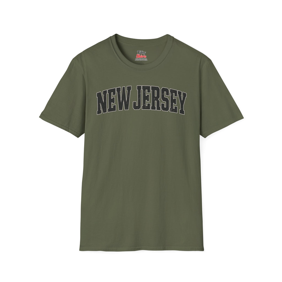 New Jersey Unisex Softstyle T Shirt State Name Graphic Tee
