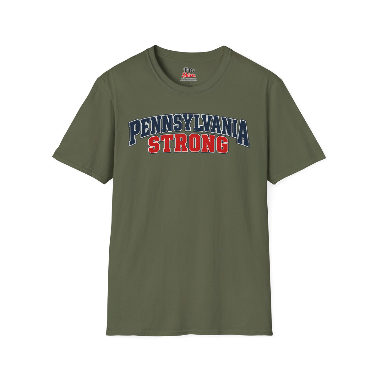 Pennsylvania Strong Unisex Softstyle T Shirt State Name Graphic Tee