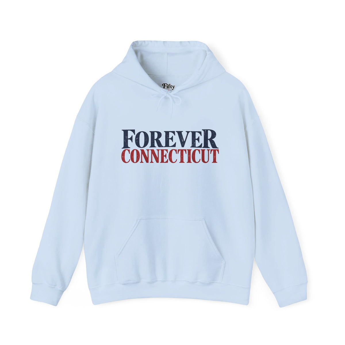 Forever Connecticut Unisex Hoodie State Name Graphic