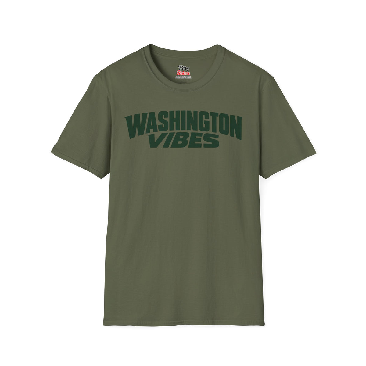 Washington Vibes Unisex Softstyle T Shirt State Name Graphic Tee