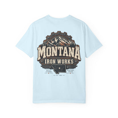 Montana Iron Works Unisex Comfort Color 1717 Streetwear Graphic Tee