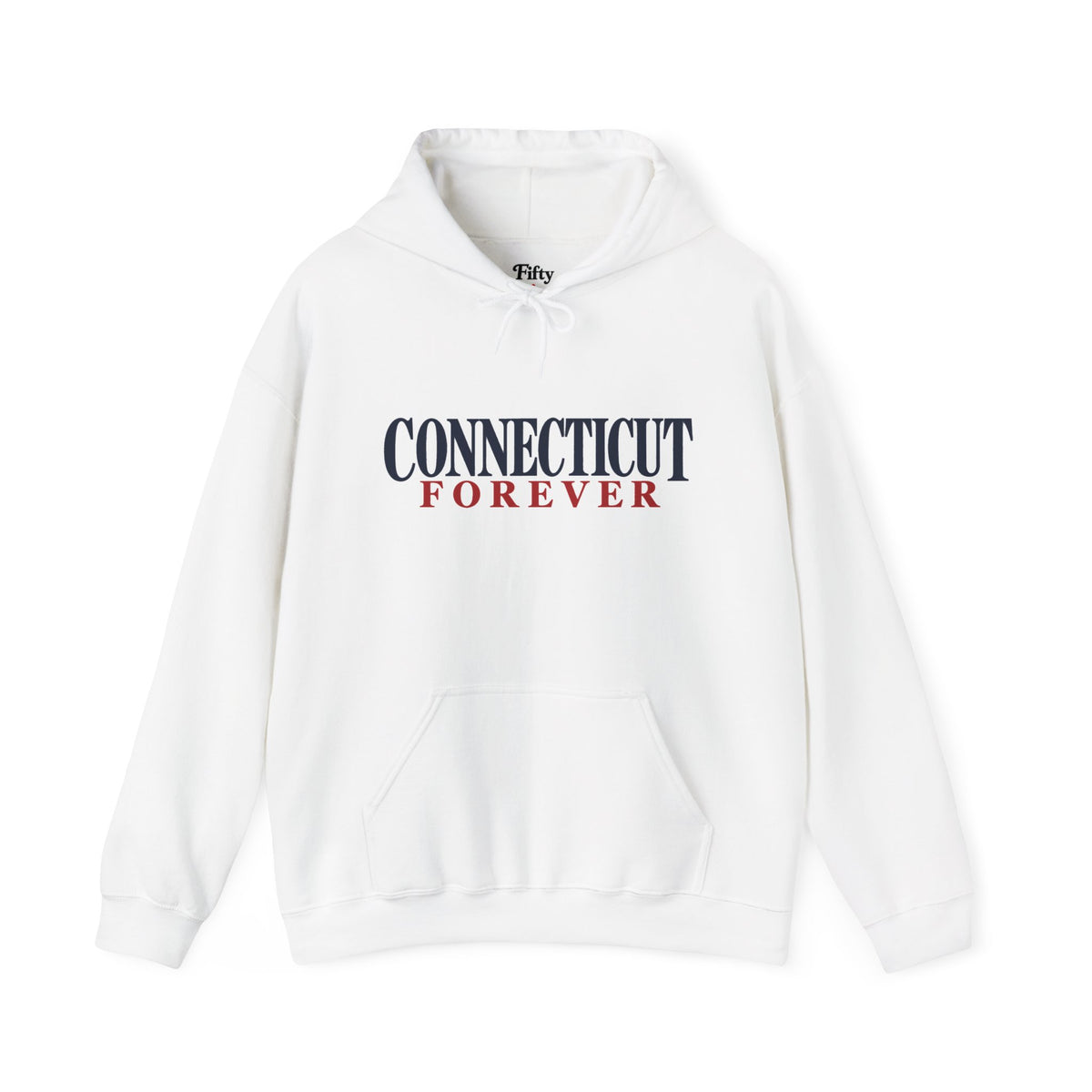 Connecticut Forever Unisex Hoodie State Name Graphic