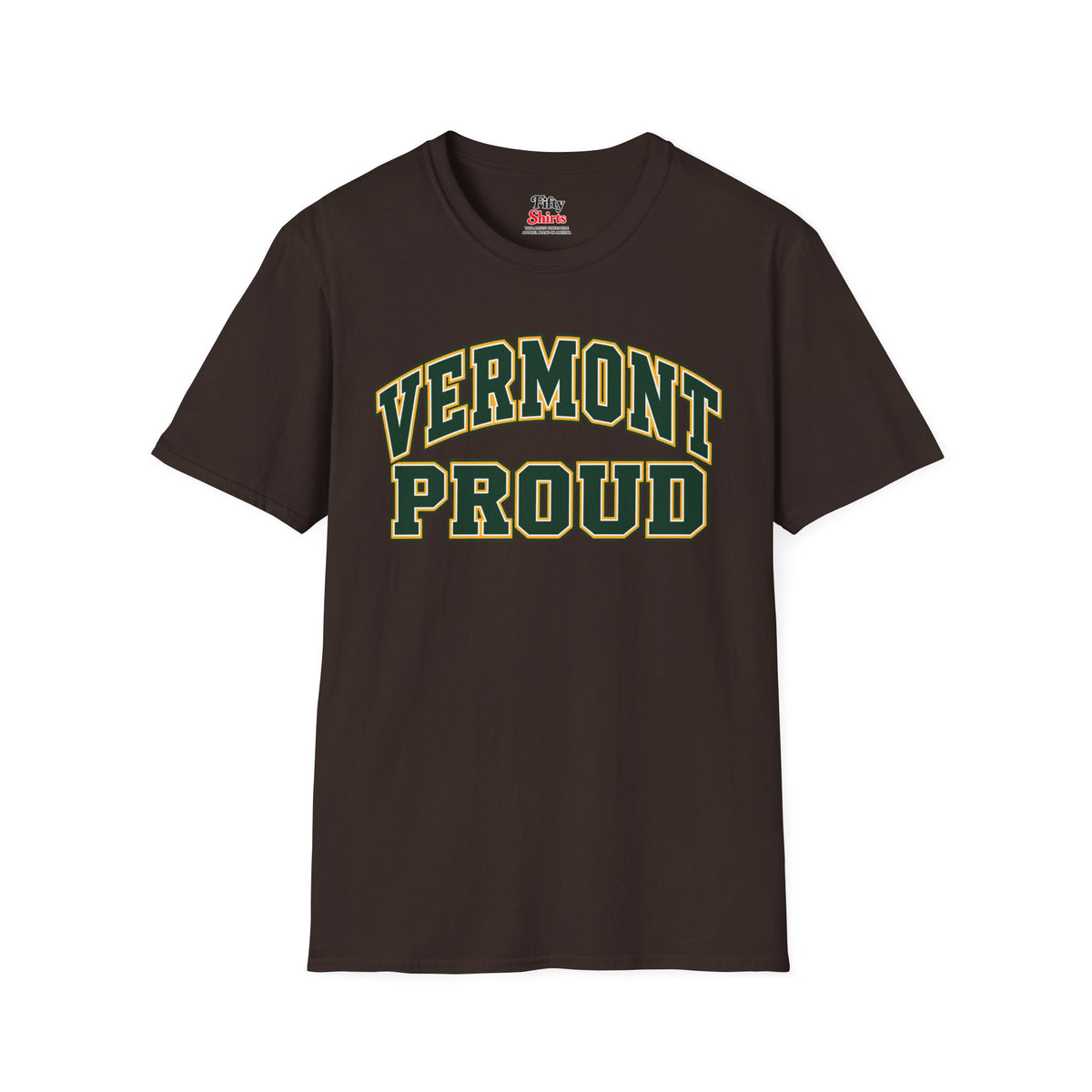 Vermont Proud Unisex Softstyle T Shirt State Name Graphic Tee