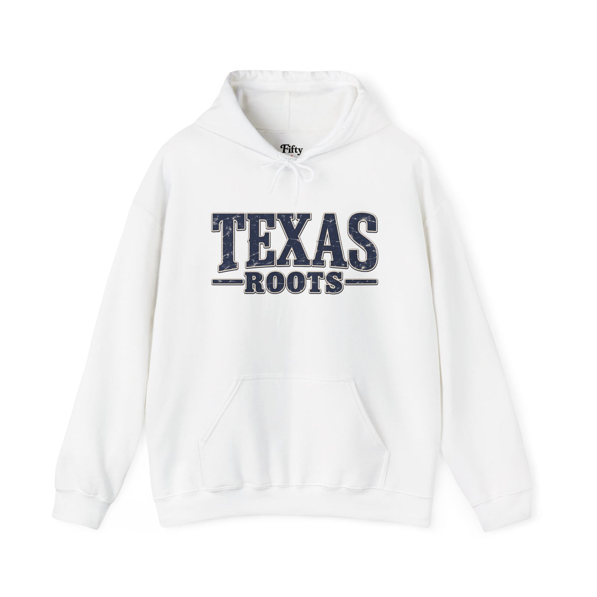 Texas Roots Unisex Hoodie State Name Graphic