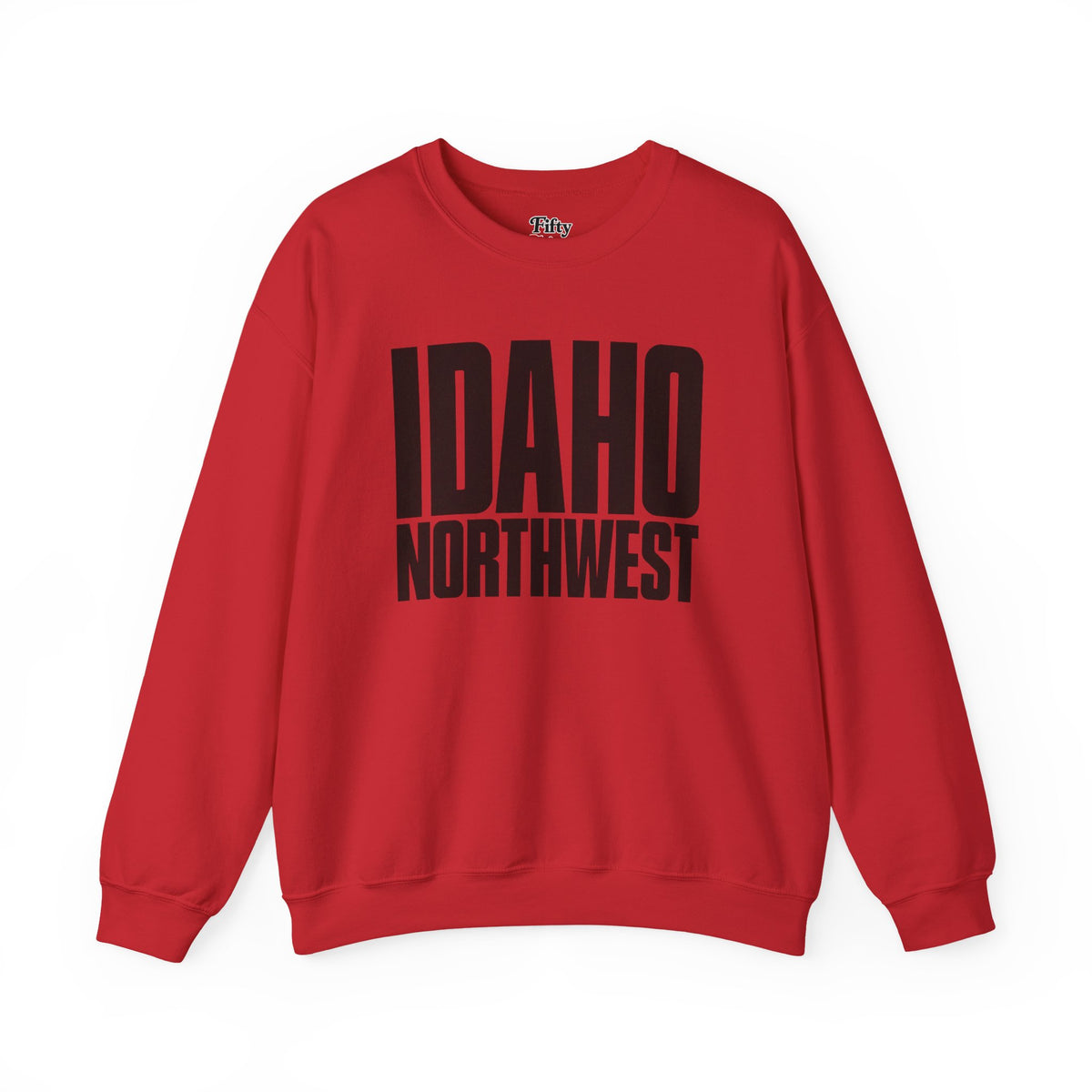 Idaho Northwest Unisex Crewneck Sweatshirt State Name Graphic