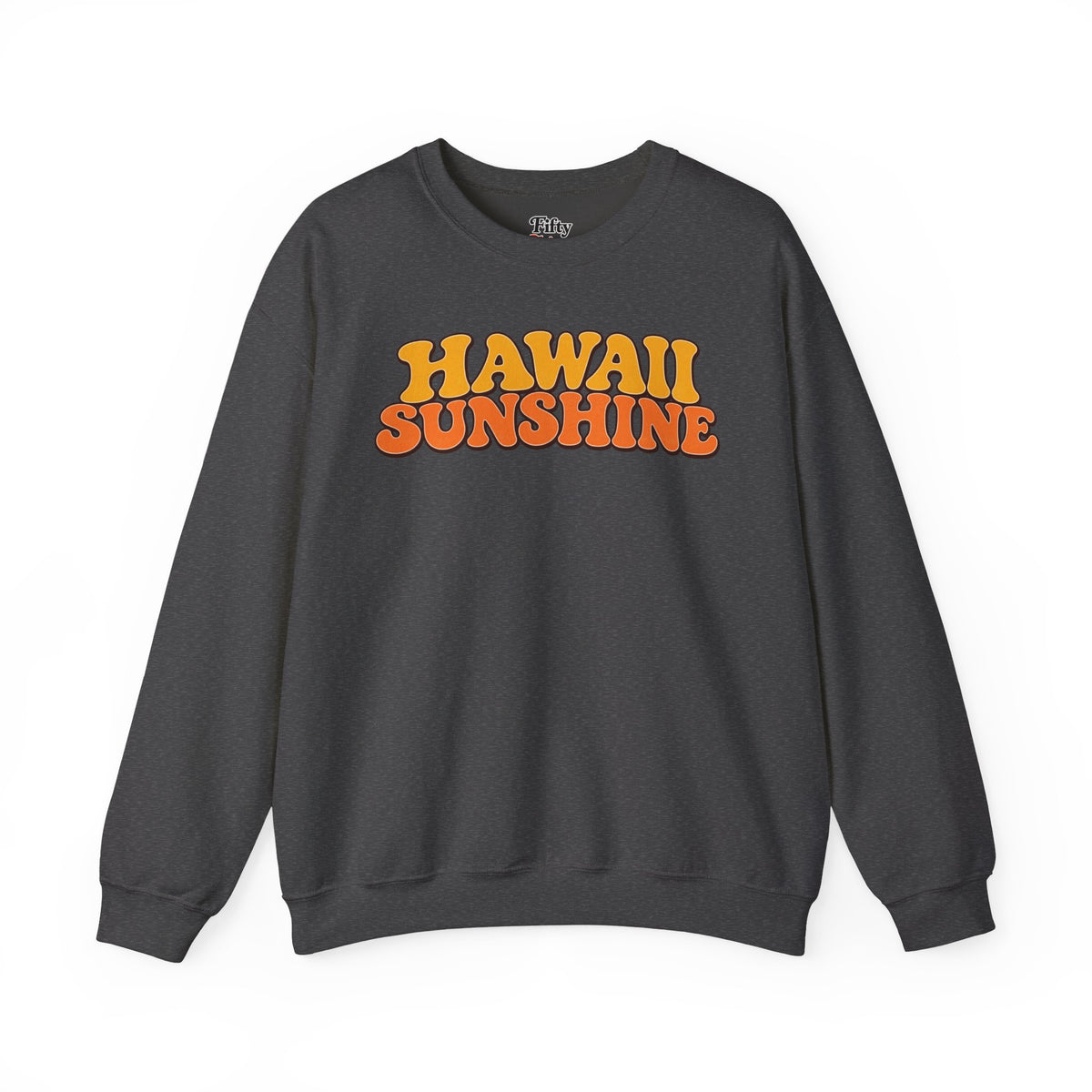 Hawaii Sunshine Unisex Crewneck Sweatshirt State Name Graphic