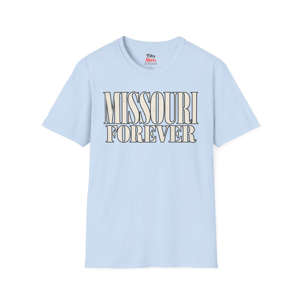 Missouri Forever Unisex Softstyle T Shirt State Name Graphic Tee